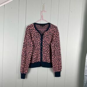 Ann Taylor leopard cardigan